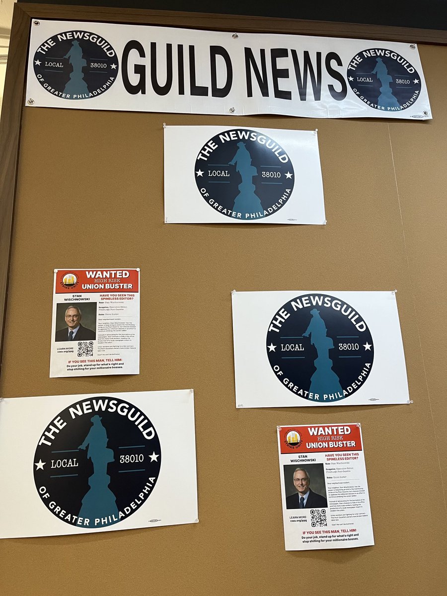 To our striking colleagues ⁦<a href="/PGHGuild/">Newspaper Guild of Pittsburgh 🗞</a>⁩ we ⁦<a href="/PhillyNewsGuild/">The NewsGuild of Greater Philadelphia</a>⁩ are with you and are on the lookout for this union foe ⁦<a href="/PhillyInquirer/">The Philadelphia Inquirer</a>⁩ . We know him and his lack of spine well.