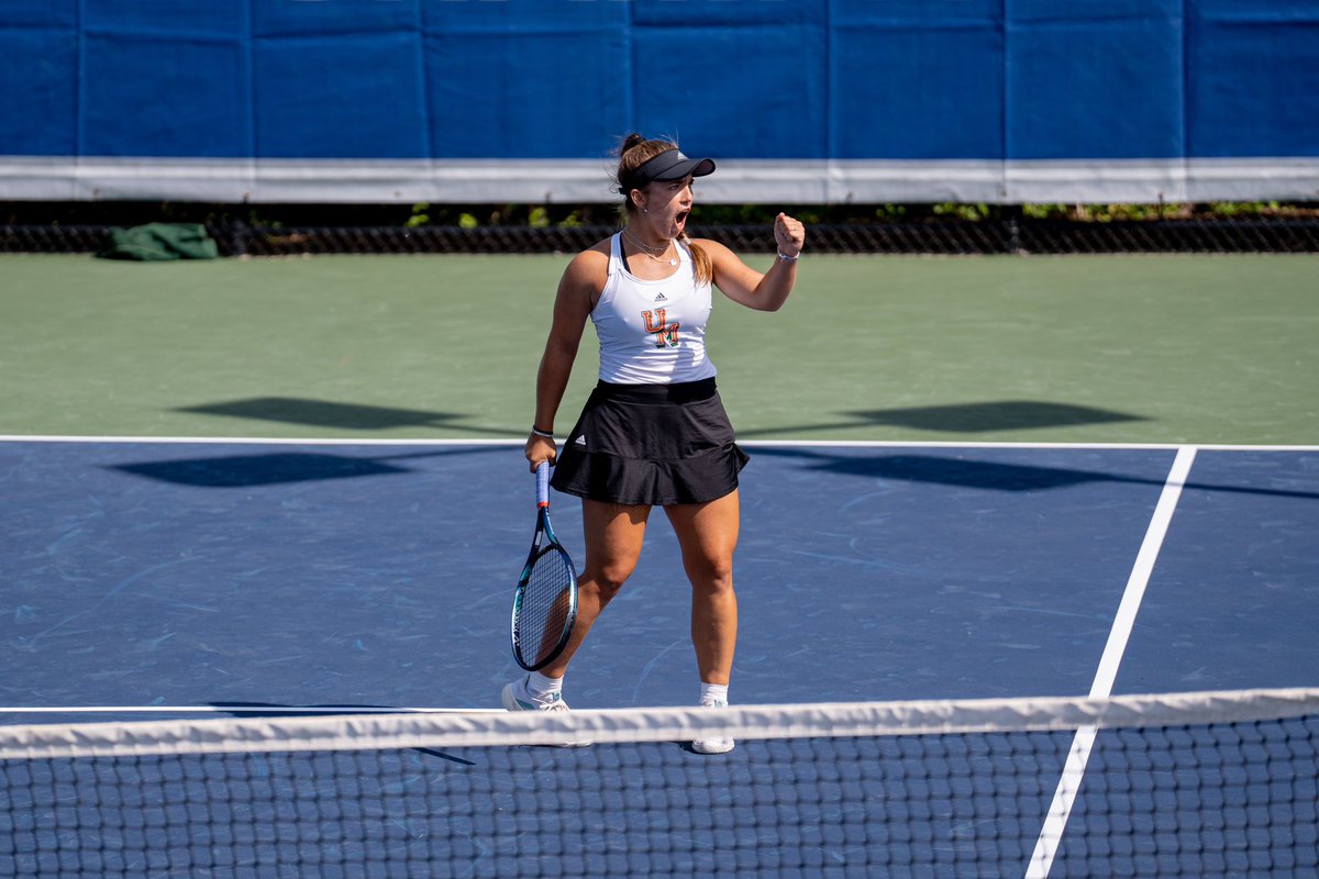 MiamiHurricanes's tweet photo. The Canes are moving on! 🙌

@CanesWTennis defeats Clemson (4-0) and @CanesMensTennis takes down Georgia Tech (4-2) to head to the next round of the 2023 ACC Tournament! https://t.co/D0Dguz0eDM