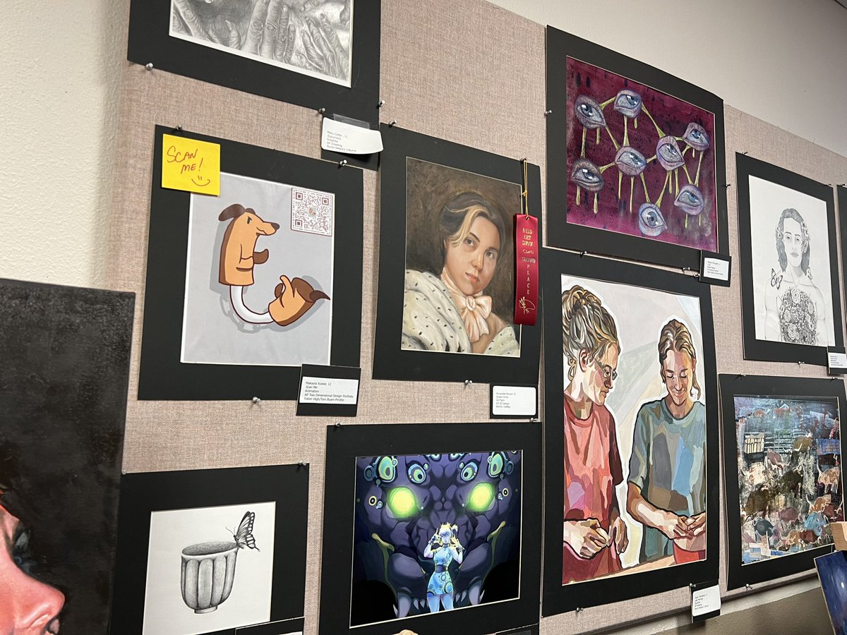 GiuliaTolar's tweet photo. So proud of these incredible @NorthwestISD artists! 🎨 https://t.co/C8InaBRinE