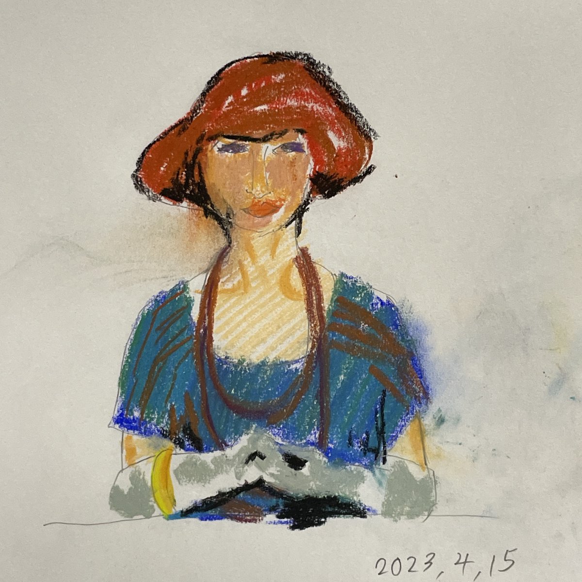 ANPO50808444's tweet photo. おはようございます🐣☀
今回はパステルで描きました😊
#BlueBlouse #AdorianodeSousaLopes
#npo #NPO法人リアン #就労継続支援A型 #大阪市 #正規雇用 #障害者雇用 https://t.co/DsP2MpH9Lf