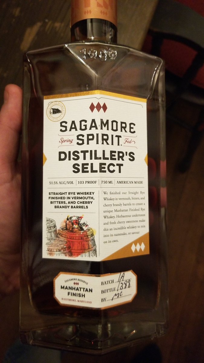 SwarmForg3D's tweet photo. @Apeliens Manhattan cask finished rye. Just add tumbler. https://t.co/XIcJwOsEug