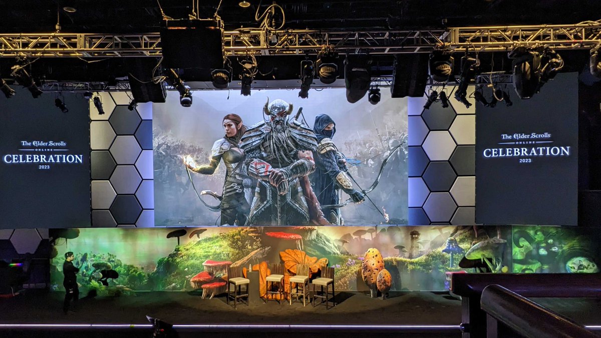 BethesdaLATAM's tweet photo. ¿Se perdieron las noticias que se platicaron en la #ESOCelebration? 😱

Pueden ponerse al día sobre el avance del capítulo y de todo lo sucedido en nuestro primer evento presencial en este artículo: https://t.co/oc9vscxx5l https://t.co/UfGgOV2ABD