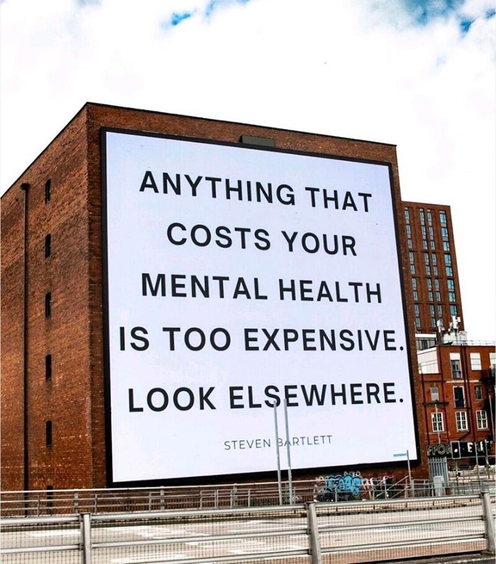 Even though exam results, graduate degrees, business meetings, deadlines, promises, job promotions, and social media followers can be significant, your mental health should *consistently* come first. 

Agree?
RT and spread the word! ❤️❤️

 📷 instagram.com/thepaintedbrain