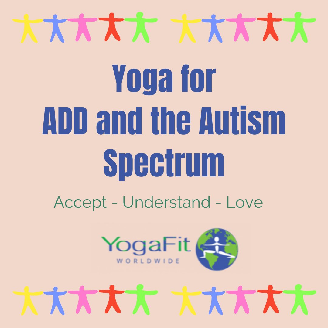 YogaFitInc's tweet photo. April is Autism Acceptance Month! Learn how to better navigate the challenges of a neurodiverse world by diving into how to use yoga postures, mindful breathing techniques, &amp; the latest integrative therapeutic techniques into your work with those with Autism Spectrum Disorder. https://t.co/nzbvEA8dXL