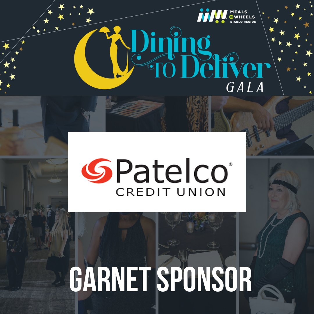 mowdiabloregion's tweet image. We are thrilled to have West America and Patelco as Garnet Sponsors for the Dining to Deliver Gala! 

Thank you for supporting our mission to help seniors in our community. 

#Patelco #WestAmerica #DiningtoDeliver #DiningtoDeliver2023 #MealsonWheels #MOWDiabloRegion