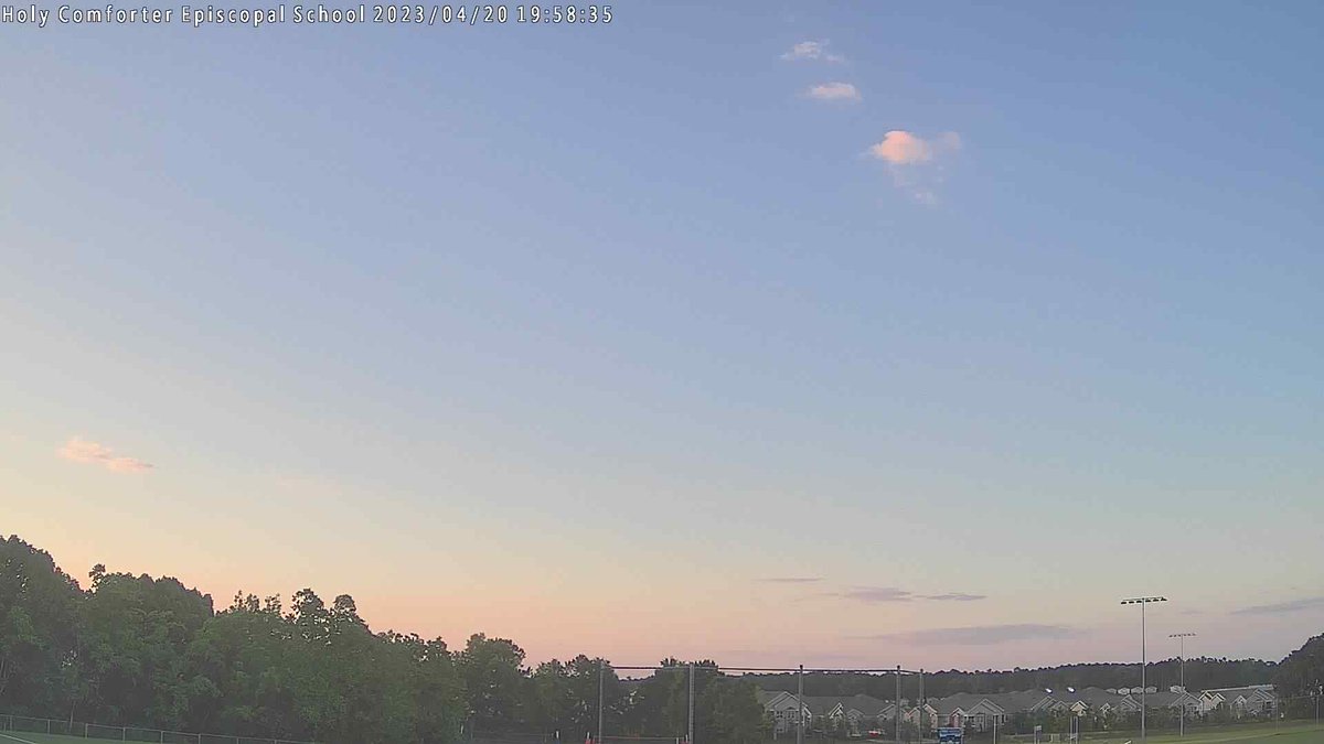 HCESWxSTEM's tweet photo. Holy Comforter Episcopal School at sunset and it's 76.9 F. https://t.co/oZ2ViossMF
