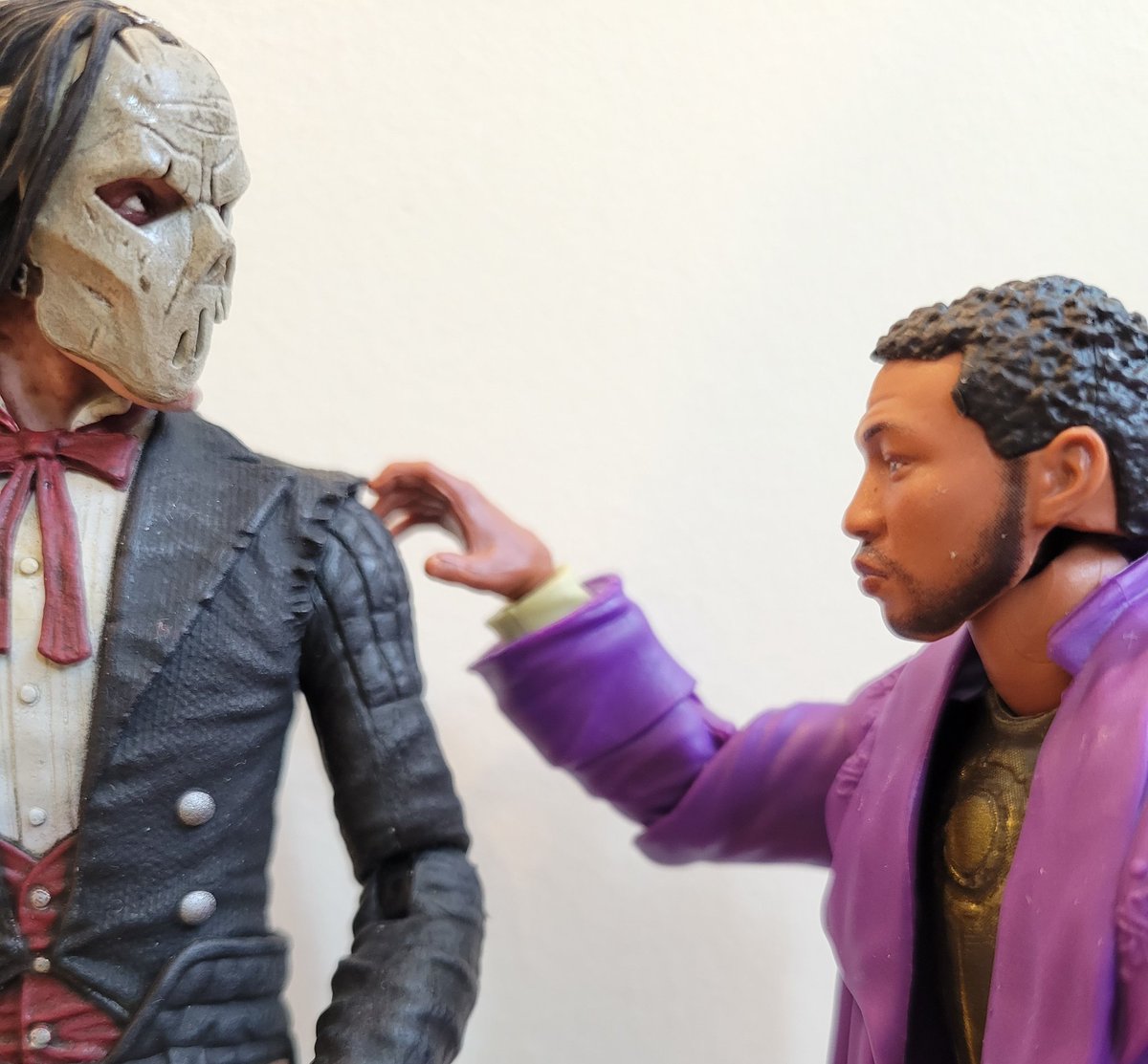 TheDanJoke's tweet photo. Casey Jones vs. Kang (Jonathan Majors) Stop Motion Action Figure Fight 
https://t.co/NsP2zqRFvS
#stopmotion #TeenageMutantNinjaTurtles #JonathanMajors #Kang https://t.co/kvBhwK0z0i