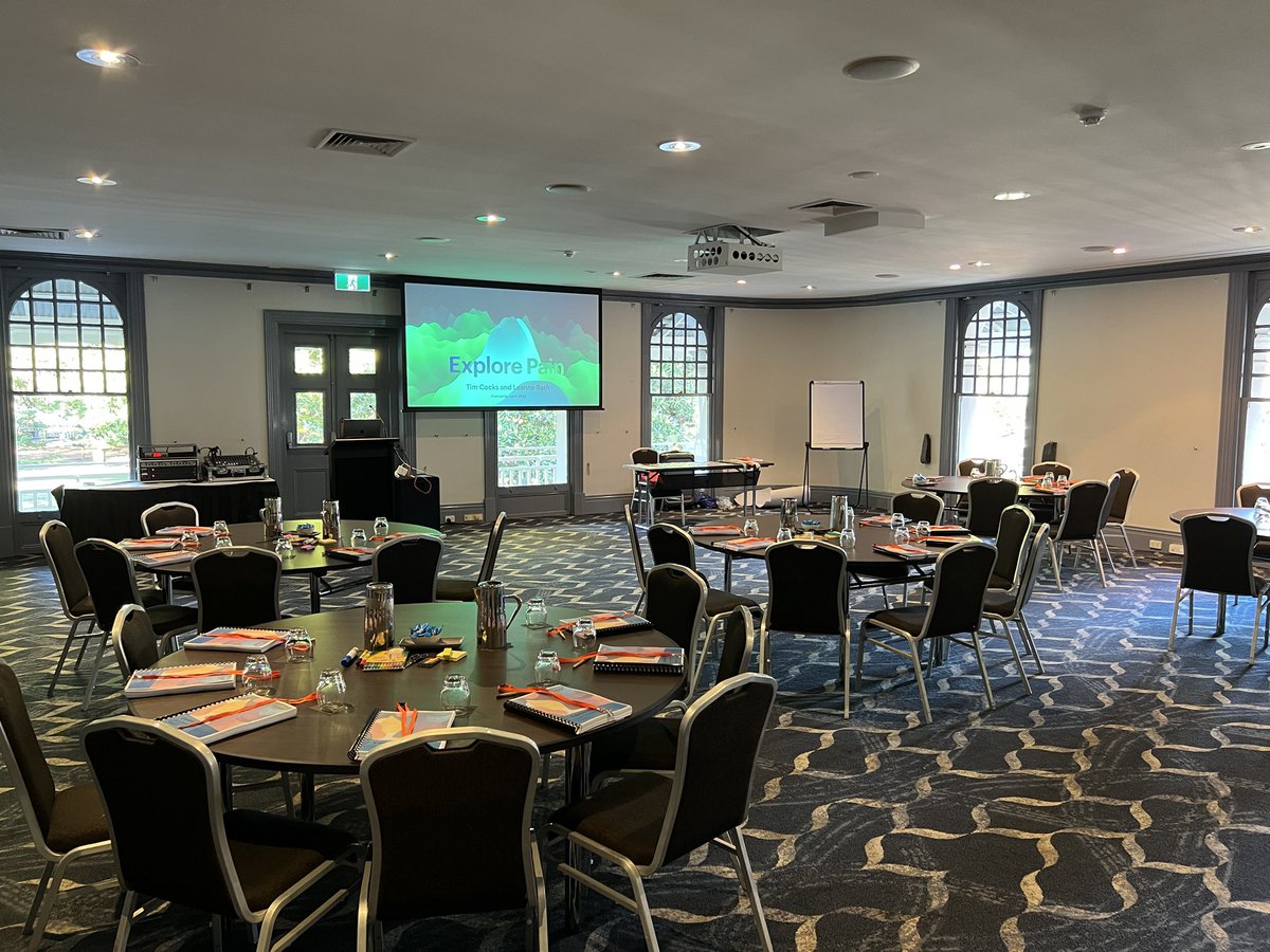 altThinq's tweet photo. The calm before the storm that is the very first #ExplorePain course https://t.co/nTswGfdeE4