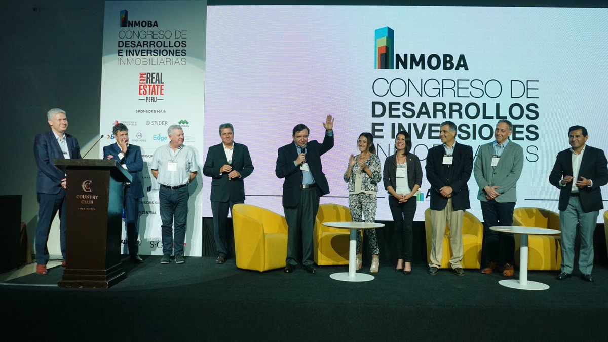 Corresponsables's tweet photo. 📌Culmina la Expo Real State Perú, con la presentación de la nueva imagen corporativa de #ADIPERÚ.
Organiza: #ADIPERÚ #ADILATAM
Con el apoyo de @Corresponsables
#MedioAliado #ExpoRealEstatePeru https://t.co/YbdSwg211h