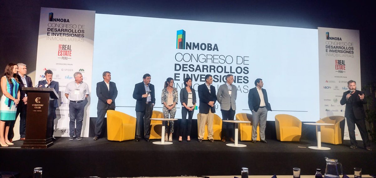 Corresponsables's tweet photo. 📌Culmina la Expo Real State Perú, con la presentación de la nueva imagen corporativa de #ADIPERÚ.
Organiza: #ADIPERÚ #ADILATAM
Con el apoyo de @Corresponsables
#MedioAliado #ExpoRealEstatePeru https://t.co/YbdSwg211h