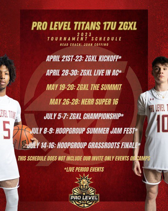 Updated Spring/Summer Schedule !