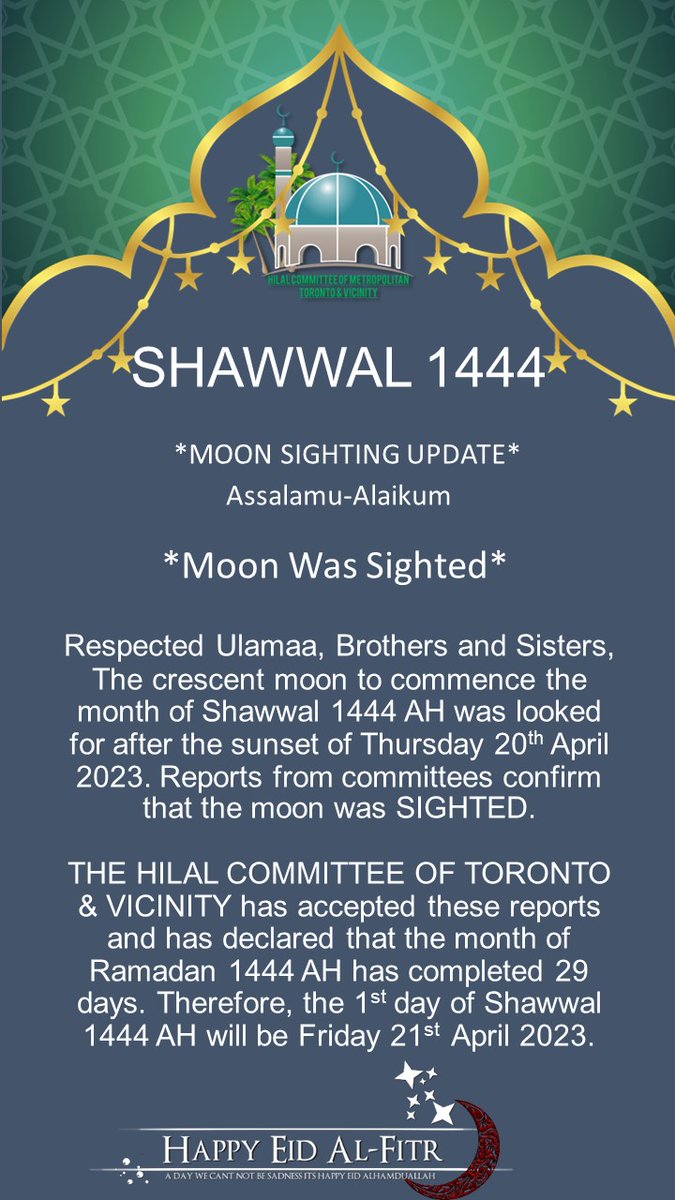 Hilal Committee (@hilalcommittee) on Twitter photo 