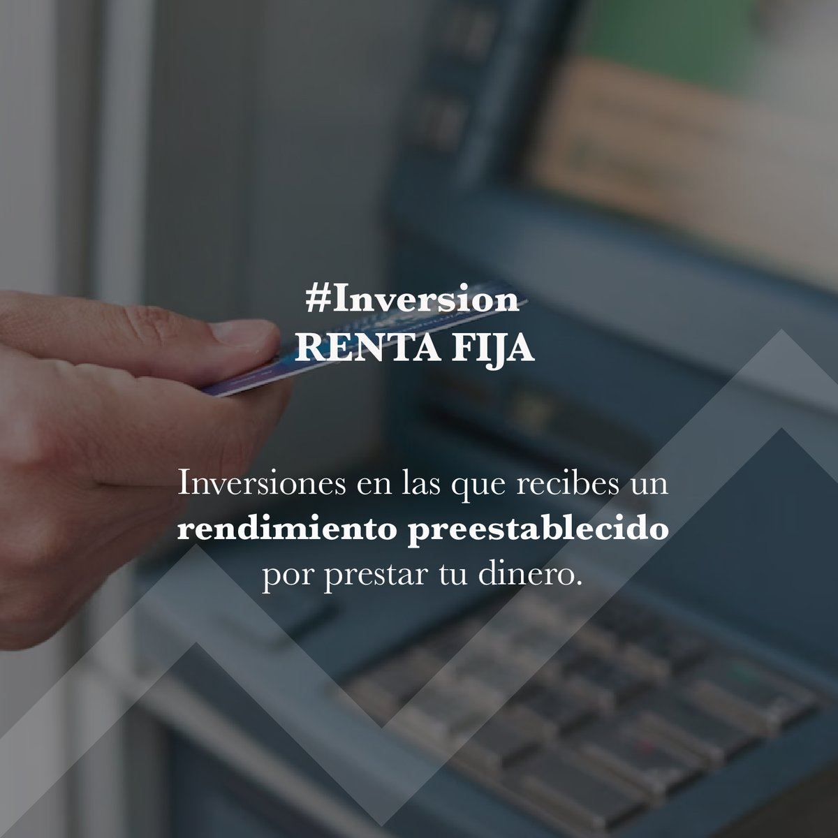 InvestmentMv's tweet photo. La inversión más conveniente depende del objetivo del inversor:
Si desea invertir con un retorno pactado desde el principio debe optar por una inversión de renta fija. 
Si busca mayor retorno la opción inversión con renta variable será mejor.
#invierteentimismo #valoratutiempo https://t.co/nShQUnevFU