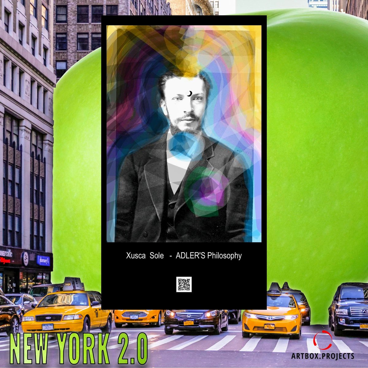 XuscaSoleNY's tweet image. Proud participating in #GroupShow
"NewYork 2.0" with #DigitalArt:
*"#ADLER'S Philosophy"---
*Founder of The #NewYork Society
for #Ethical #Culture @EthicalNYC,
of which I'm a member. 
#Gallery 345 Broome St. #NYC.
April 17- 23. ArtBox.Project Org.
