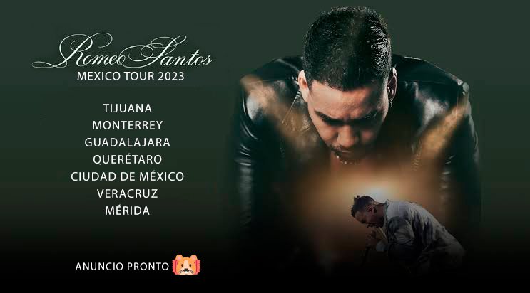 👀En respuesta a sus dudas mandamos a un equipo SWAT de hámsters a investigar y qué creen?

Romeo Santos viene a México y NO SON 6 ciudades, SON 7 y el anuncio está muuuy muy cerca… 😏👇🏼

#romeosantos #tickethamster 🐹