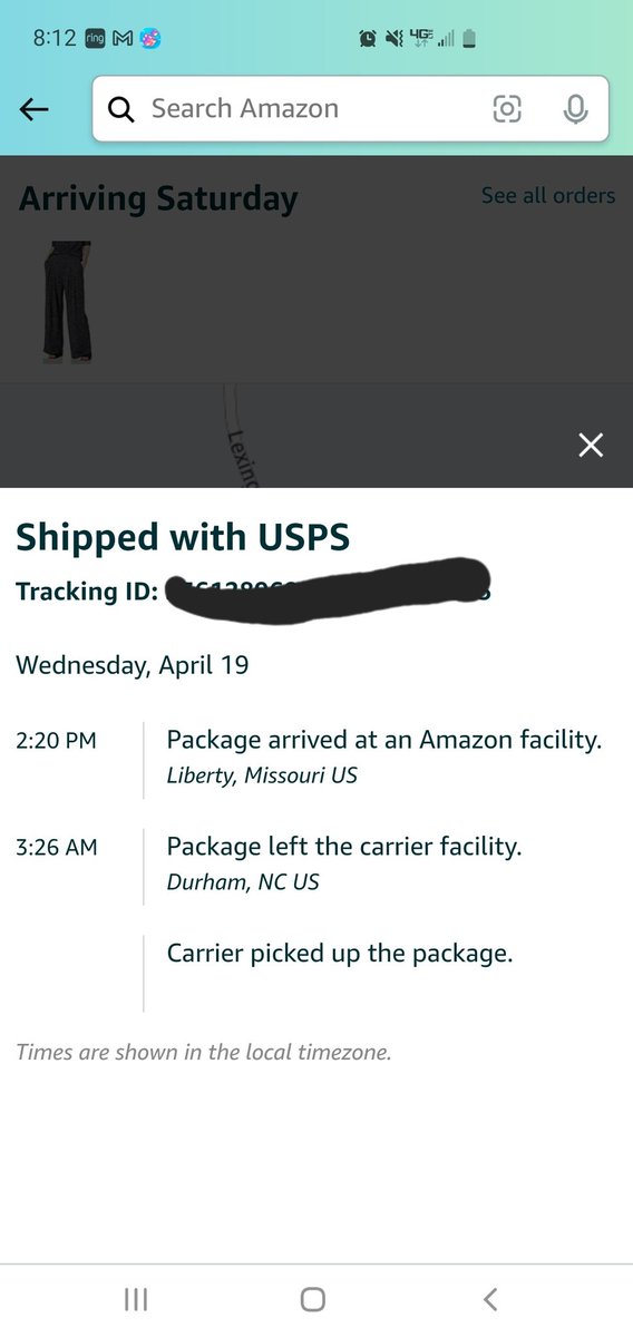 KHanway13's tweet photo. Why did my @amazon package originate 90 minutes away, then get transported three states in the opposite direction? https://t.co/lvs0ewnAkC