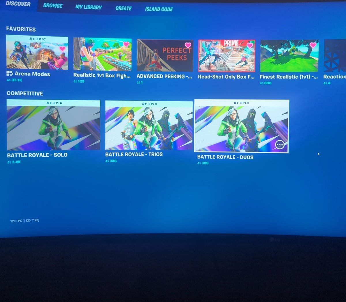 SlyJackTv's tweet photo. No matter what I do FNCS won't show up. No clue why. On central, restarted, nothing https://t.co/UmRuhEWf0v