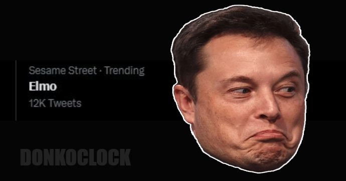 Rumor has it Elon Musk hates when people call him Elmo. It would be a shame if this made rounds ♻️