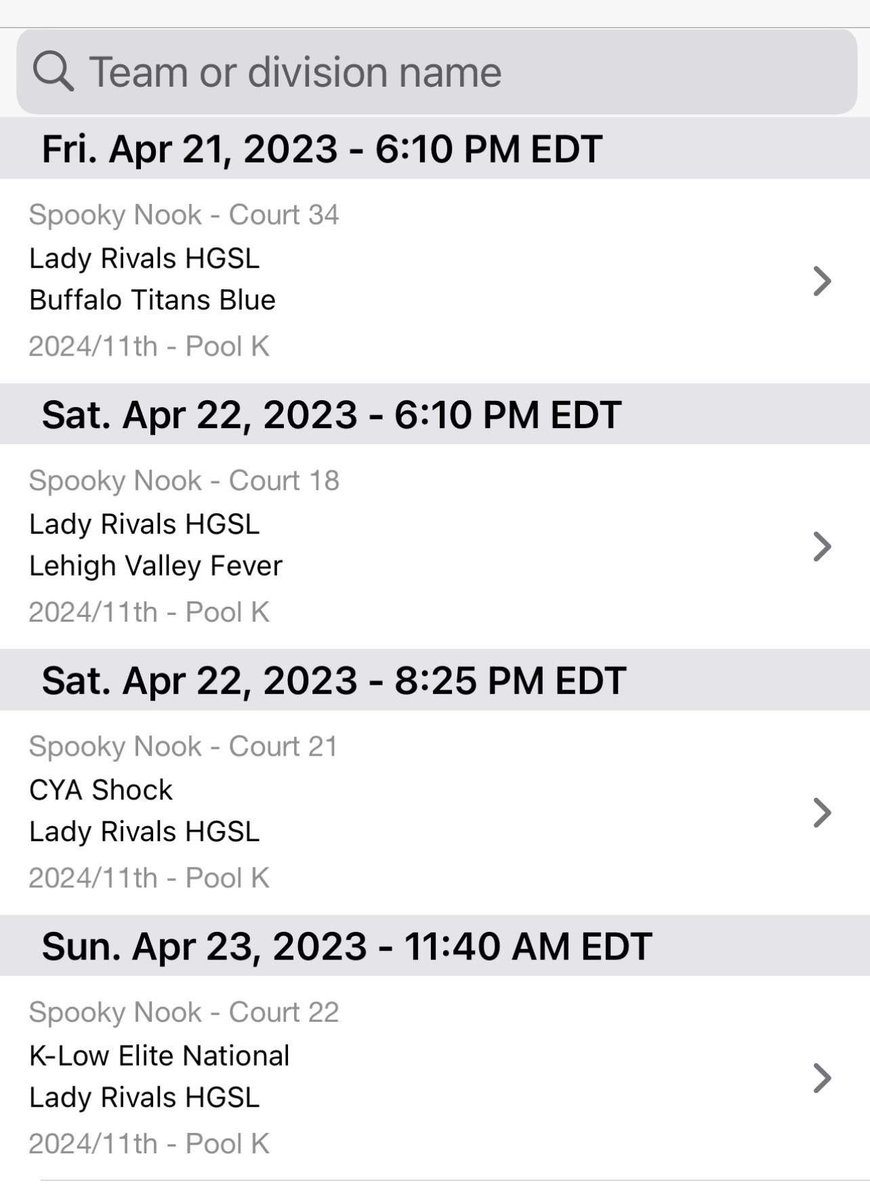 JessicaMaina2's tweet photo. Here is my schedule for this weekend’s @SelectEventsBB Live at the Nook tournament! So excited to be playing with @LadyRivals @IAMCoachU1 https://t.co/VUEhusJsYM