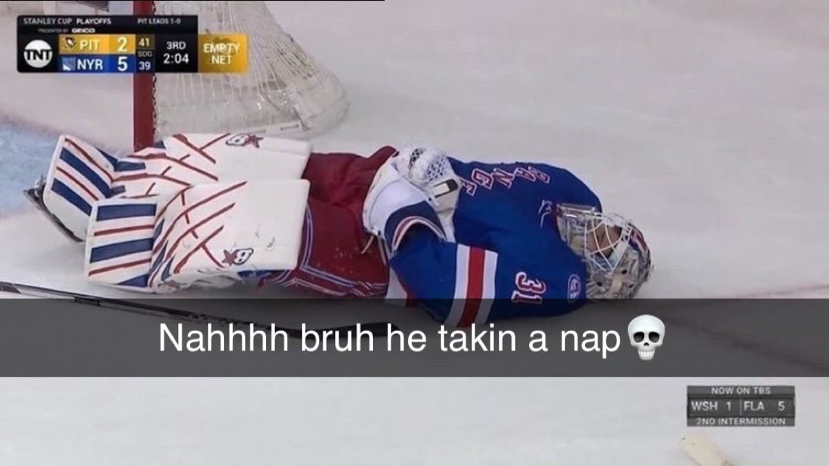 jonmoxIeys's tweet photo. ah yes igor sleep it is indeed playoff time https://t.co/PPVnX4g0F6
