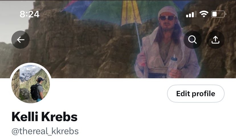 thereal_kkrebs's tweet photo. RIP to my blue checkmark and this silly bird app https://t.co/lkLfmOZlrk