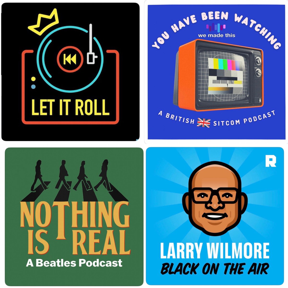 Podcast du week pour moi 🤗🕺😜🤣 @letitrollcast @larrywilmore @BeatlesPod   @yhbwatchingpod