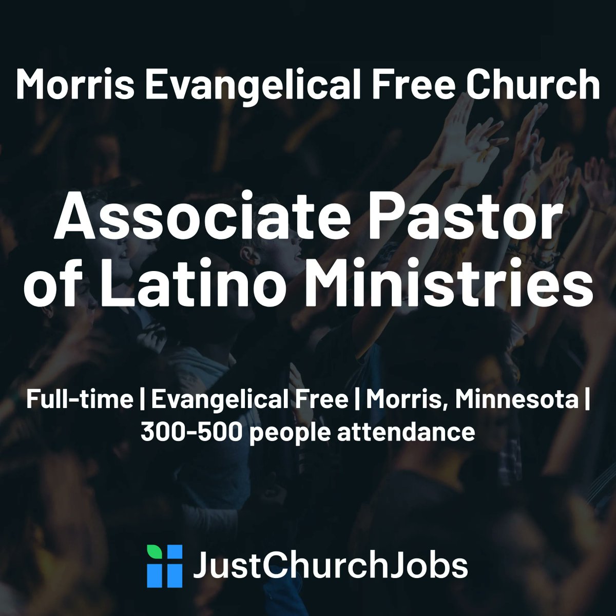 justchurchjobs's tweet photo. New job posting: Morris Evangelical Free Church in Morris, Minnesota is seeking a full-time associate pastor of latino ministries. Learn more at https://t.co/pd9ub15vhd #justchurchjobs #churchstaffing #churchjobs #associatepastor #associatepastorjobs https://t.co/o5YYCdHdAD