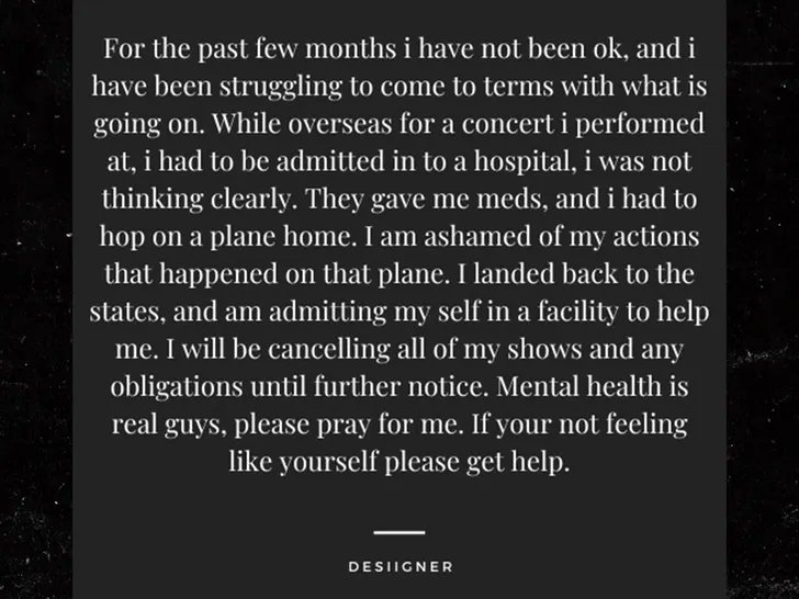 DailyLoud's tweet photo. Desiigner exposes himself on international flight. He is now seeking mental help. https://t.co/ugXUqHeCn9