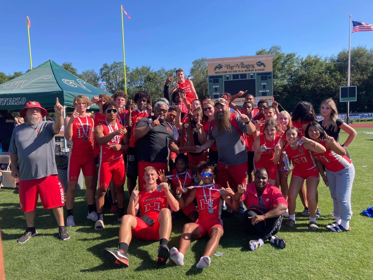 These amazing students and coaches are the 2023 2A District Champs for Track and Field! Many of our Cobras broke records and are headed to Regionals! Congratulations! ❤️🐍💛🎉 #CobraPride #RegionalsBound