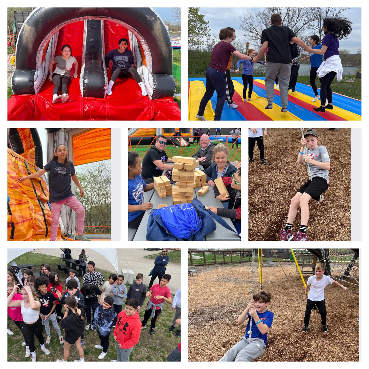 HallmanCarrie's tweet photo. We didn’t let the rain dampen our fun! Thank you to our 6th grade students, teachers, staff, and parent chaperones for your patience and flexibility. @CenturyWildcats @OSD135 @FiveFootTeacher @JenniferBajer @pgodfrey13 @cagala_renee @ms_mcquinn_cjh @CJHGarrity https://t.co/ZKnfowQkOV