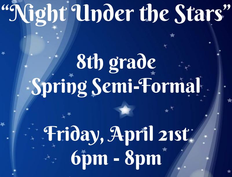 Goetz_JSD's tweet photo. Carl W. Goetz: 🌟8th Grade Spring Semi-Formal🌟
Date: 4/21/23
Time: 6-8 P.M.
#GoetzCelebration #SpringSemiFormal #GoCougars https://t.co/FNuusAVptV