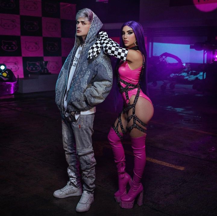 kimloaizacharts's tweet photo. Kim Loaiza y Lit Killah para el vídeo oficial de KITTY. https://t.co/ke3D54mPrt