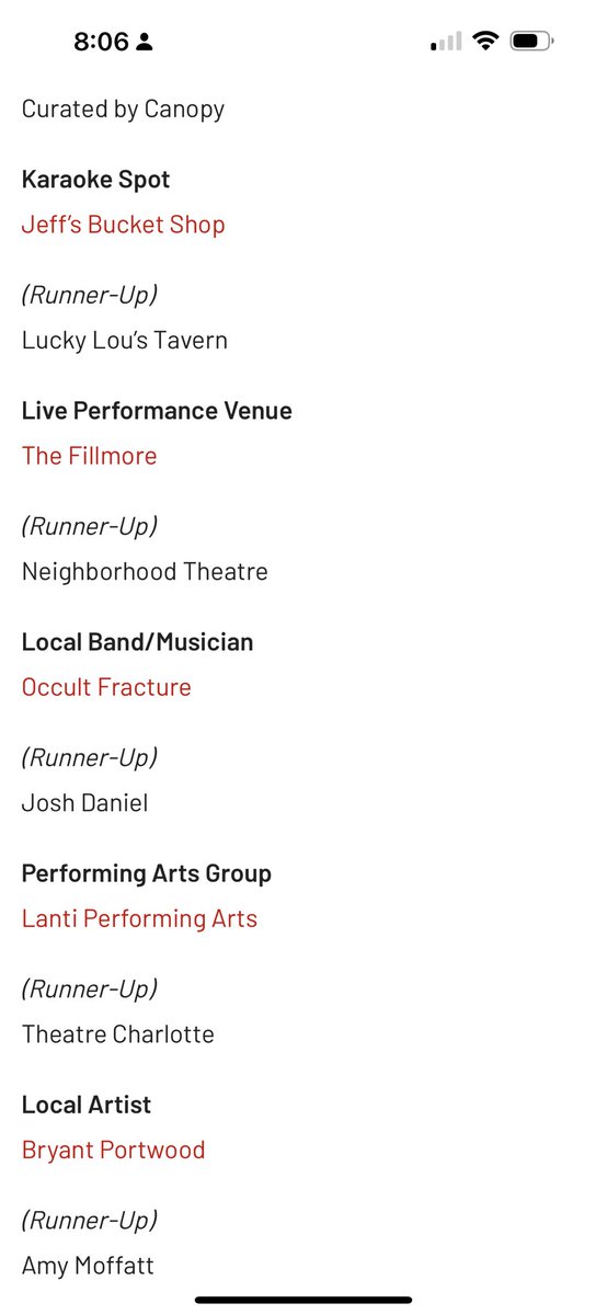 Occult Fracture (@occultfracture) on Twitter photo <a href="/CharlotteMag/">Charlotte magazine</a> TY Voters ☠️🖤☠️ Dang Y’all. We won voters choice BOB #BestofBest #localband #Original <a href="/geishagrrrl/">Crystal Crosby</a> <a href="/stopdroprot/">Mike Rot</a> <a href="/CharlotteMag/">Charlotte magazine</a> TY Voters ☠️🖤☠️ Dang Y’all. We won voters choice BOB #BestofBest #localband #Original <a href="/geishagrrrl/">Crystal Crosby</a> <a href="/stopdroprot/">Mike Rot</a>
