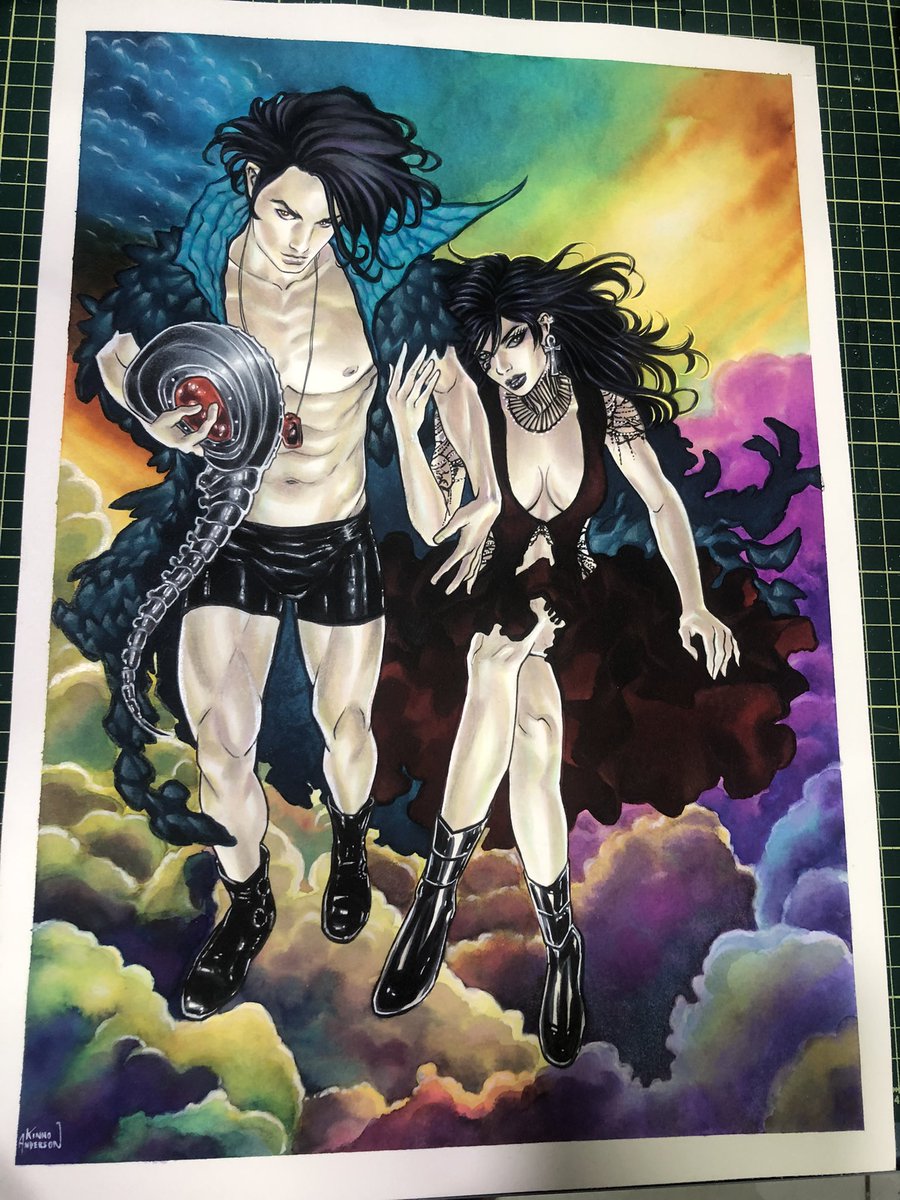 Kinhoandersons's tweet photo. Sandman &amp; Death https://t.co/xSttZLgkXC