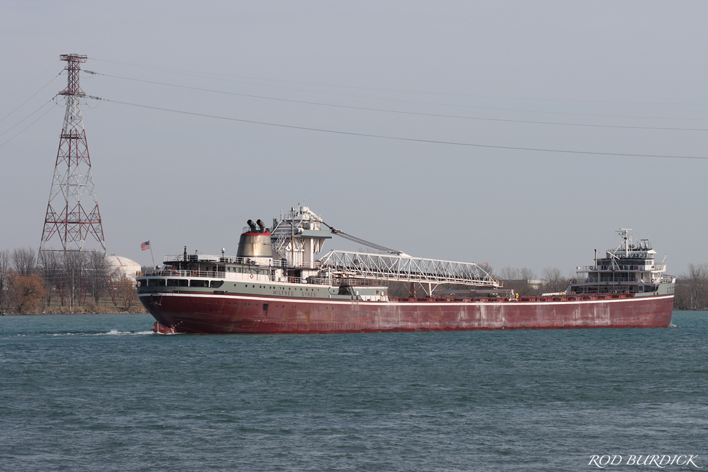 RodBurdick's tweet photo. One of the most classic still sailing (April 10, 2023) #wilfredsykes #centralmarinelogistics #stclairriver #boatnerd #greatlakes #greatlakesshipping #steamer #classiclaker #aesthetics https://t.co/1pXUlxXAtf