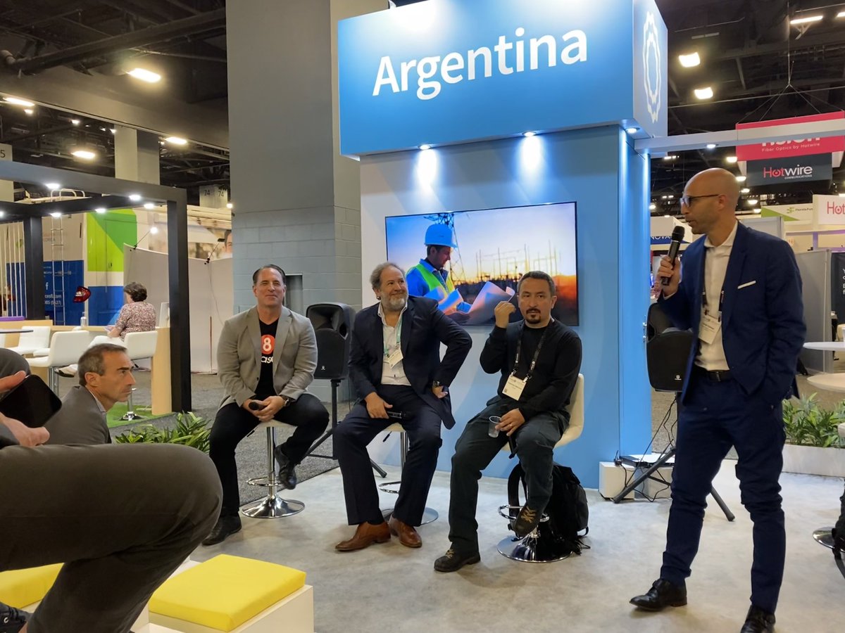 8base's tweet photo. Today, @eMergeAmericas our founder and CEO @AlbertSantalo participated in a panel discussion for the @ARGenMiami delegation alongside the CEO of KE&amp;S Latam Business Law, and the Lead for @Google #Startups (Hispanoamérica) 

#MiamiTech @8base https://t.co/7FwhDu5kMW