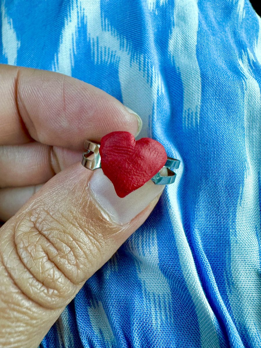 Received a precious handmade ring from one of my boys today. I can’t stop thinking about the fact that he was thinking about me outside of school. ❤️