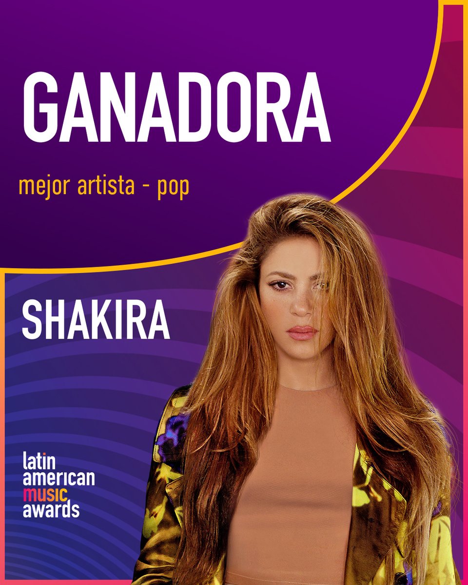 .<a href="/shakira/">Shakira</a> es la Artista Pop en #LatinAMAs
