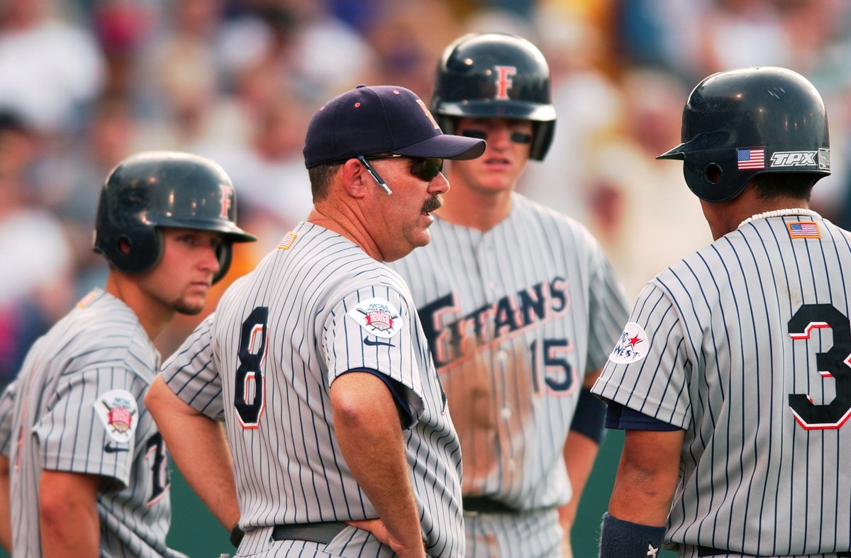 FullertonBSB's tweet photo. Tomorrow night we retire George Horton's No. 8 jersey! 

The Ceremony begins at 5:30pm. 

#TusksUp https://t.co/T4uxDfYgZy
