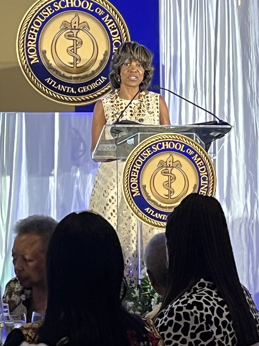 Inspiring words about a future with health equity from ⁦<a href="/MSMEDU/">Morehouse School of Medicine</a>⁩ President Dr. Valerie Montgomery Rice ⁦<a href="/MSMPres/">Dr. Valerie Montgomery Rice</a>⁩