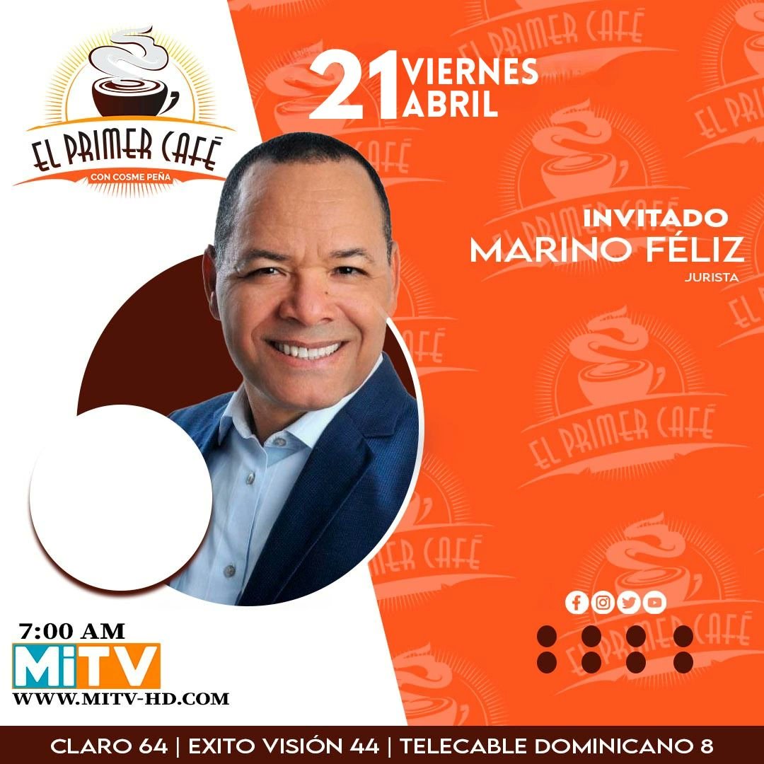 marinofeliz24's tweet photo. ¡No se pierdan nuestra entrevista en vivo mañana a las 7:00 a.m.!
Acompáñame ¡Te espero!
#Justicia #Entrevista #MarinoFeliz #juridico #Abogado #ExitoVision https://t.co/fdcQMn2Q9B