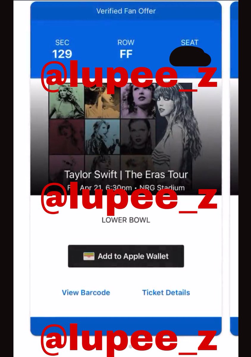 Eras Tour Resell tweet media