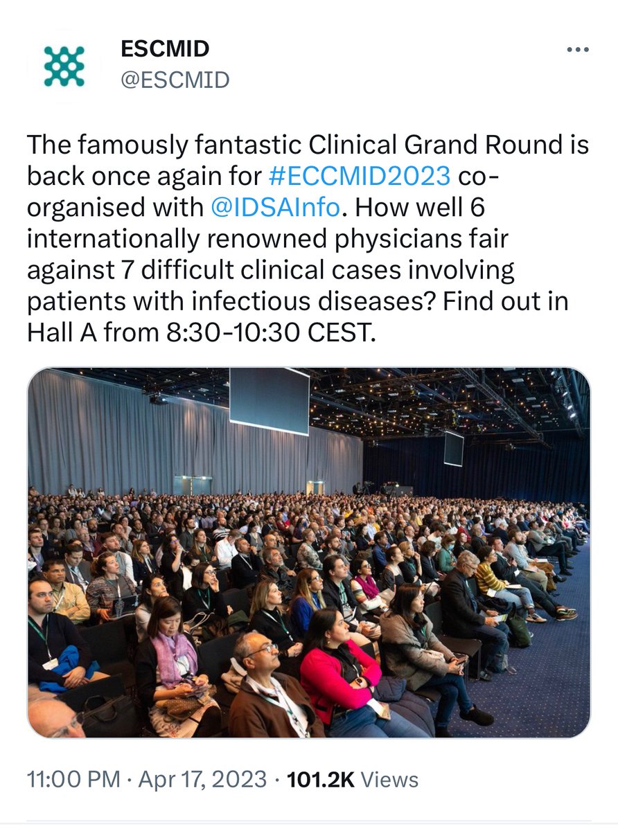 And in the bonus round we get to see how they and their colleagues personally fare against those infectious diseases! (Hi! 🦠 ❤️) #ECCMID2023 #ECCMID23