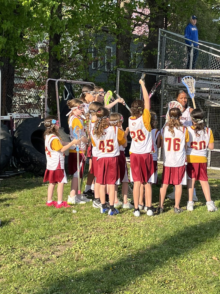 Sleveille24's tweet photo. Today our youth SING SING YOUTH LACROSSE CLUB. Got to take the field at OHS during the girls high school varsity game. This is what is about building a culture- community I once knew so proud of these young girls and families. https://t.co/qFThuEg2dx