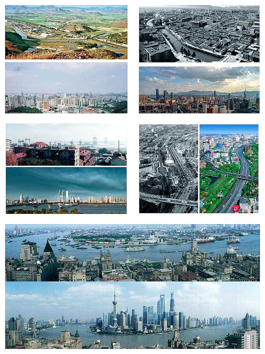 Cao_Li_CHN's tweet photo. Huge changes of major citie ober the past decades in China.

Shenzhen
Kunming
Wuhan
Urumqi
Shanghai

#Chinesemodernization https://t.co/AvDEpQ0st6