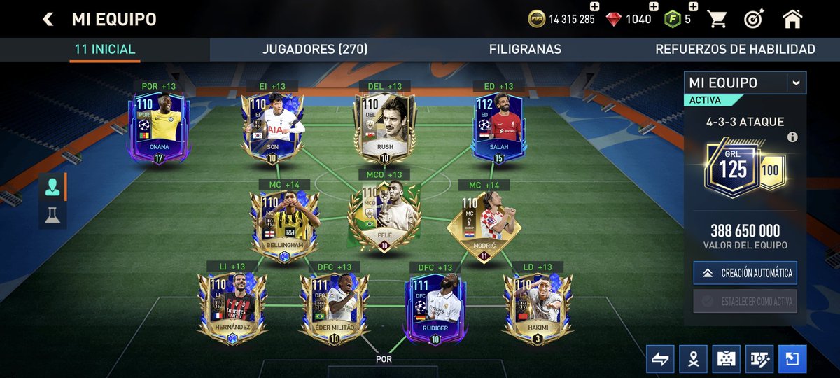 Zack05294_'s tweet photo. @El_PROFE_FIFA Por ahora tengo a Rush ya qué estoy ahorrando para comprar a volver, cree que es una buena desicion y cree que debería ahorrar? https://t.co/h1mbQzxT2L