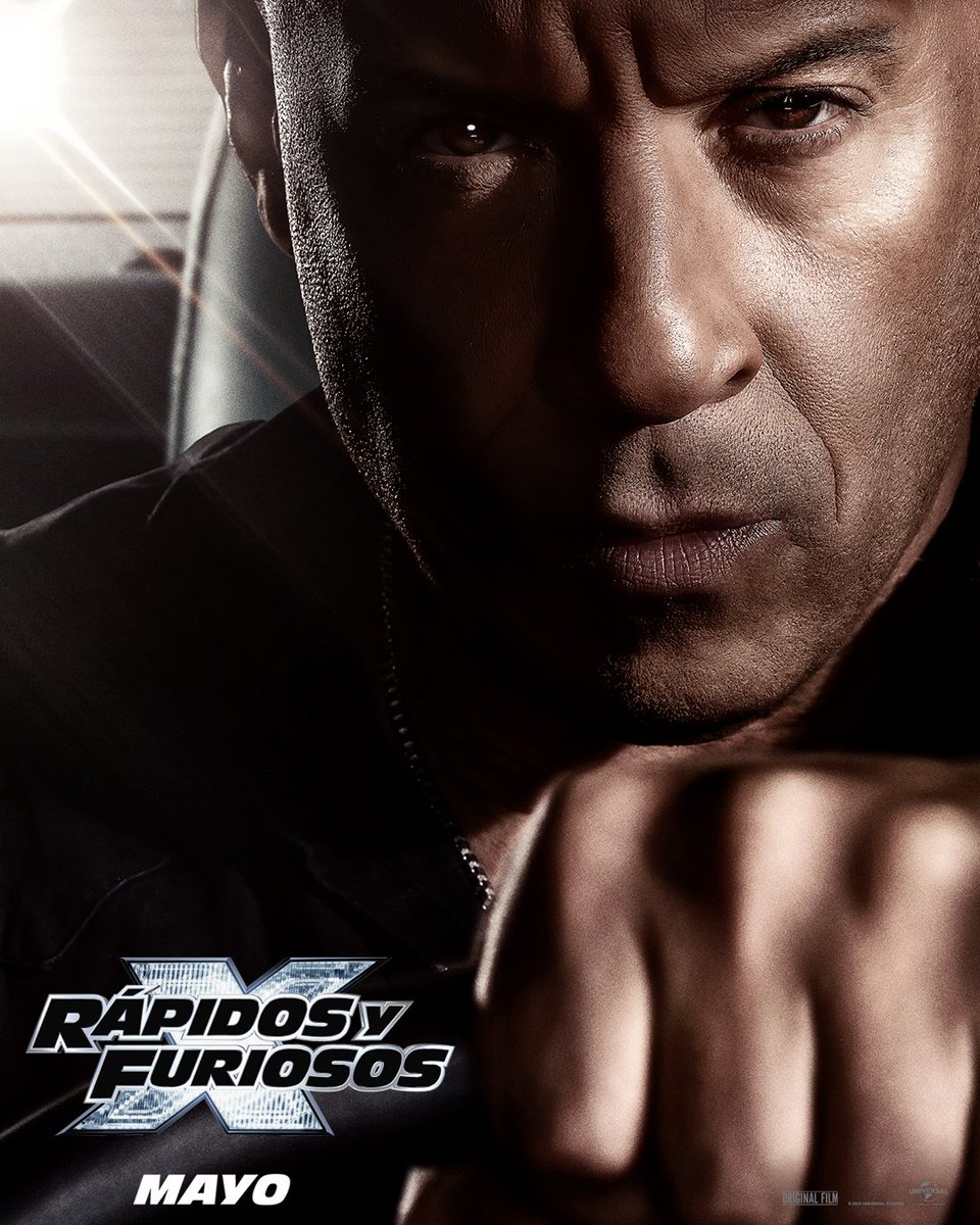 Moveeks's tweet photo. Posters individuales de #RapidosYFuriososX, que estrena el 18 de mayo
#RyFX @UniversalMX (1/4) https://t.co/DBPf7vPJcj