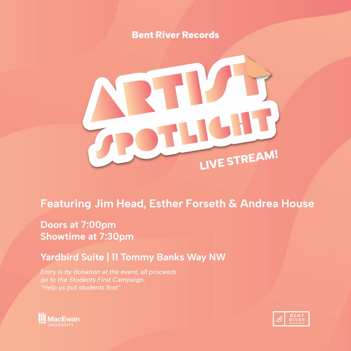 The Artist Spotlight is tonight! 🎉 If you can't join us in person, join us online! 

youtube.com/live/IkJ5N6BR9…