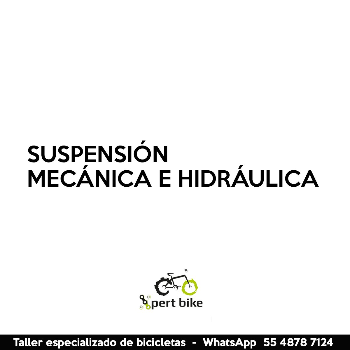 xpertbike's tweet photo. Si estás iniciando en el ciclismo de montaña, una bicicleta con suspensión mecánica puede ser suficiente. ¡Tú decides! #BeXpert
Taller especializado de #bicicletas Xpert Bike, para agendar citas o cualquier duda envíanos un mensaje al WhatsApp 55 4878 7124 https://t.co/SbNaZFjyru