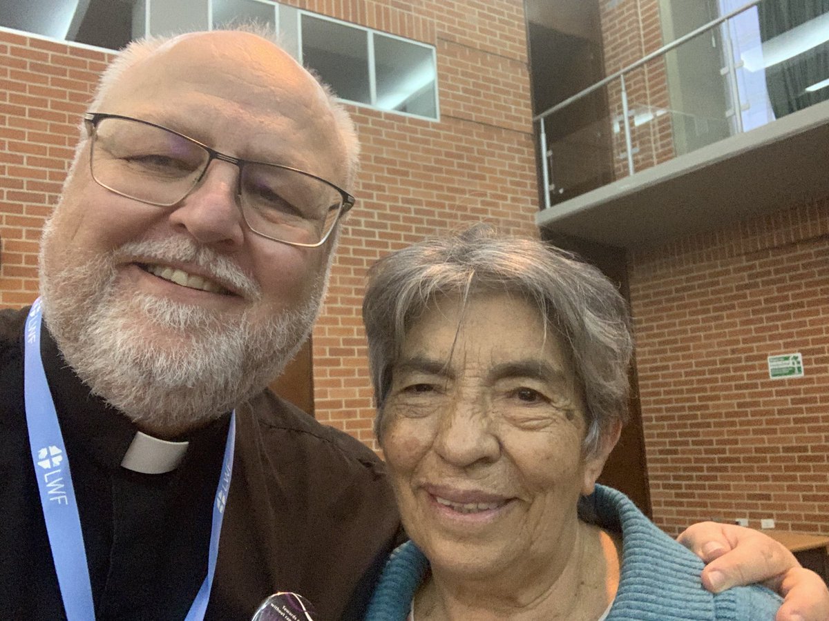 abtbishoplarry's tweet photo. Thursday…thank you for your continuing prayers…today’s agenda at the LWF Pre-Assembly in Bogotá included hearing from the Women and Youth participants, LWF World Services in Colombia and Venezuela, regional meetings, worship…another full day. #abtsynod #myelcic https://t.co/j3WNSEQXMO